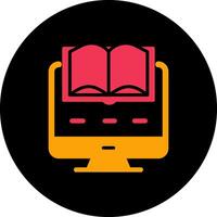 Digital Learning Vector Icon