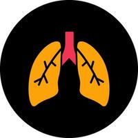 Lungs Vector Icon