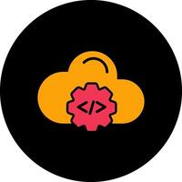 Cloud Coding Vector Icon