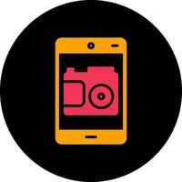 icono de vector de camara