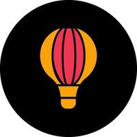 Hot Air Balloon Vector Icon