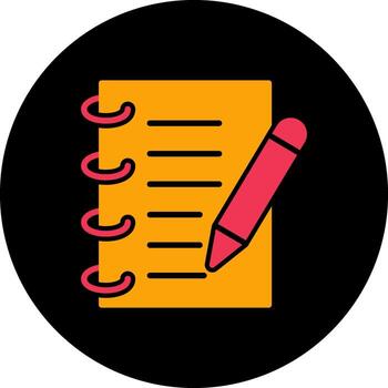 Spring Notebook Vector Icon