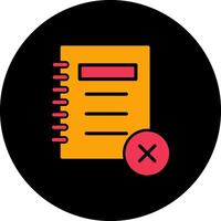 Unchecked Notes Vector Icon