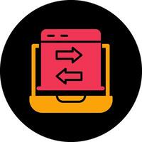 Data Transfer Vector Icon