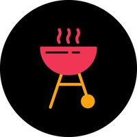 icono de vector de parrilla