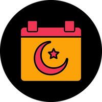 Islamic Calendar Vector Icon