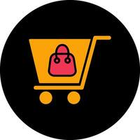 icono de vector de compras