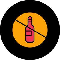 No Drinking Vector Icon