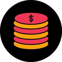 Stack of Coins Vector Icon