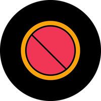 Prohibited Vector Icon