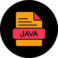 icono de vector de java