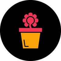 Flower Pot Vector Icon