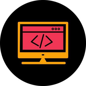 HTML Coding Vector Icon