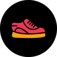 icono de vector de zapato