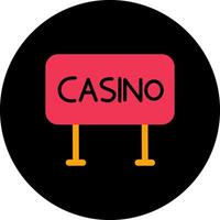 Casino Sign Vector Icon