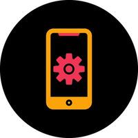 Mobile App Developing Vector Icon