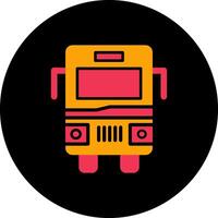 icono de vector de bus