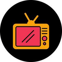 TV Set Vector Icon