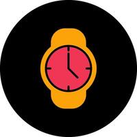 reloj, vector, icono vector