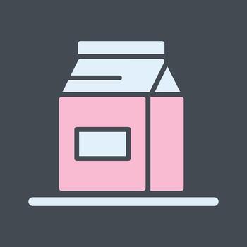 icono de vector de botella de leche