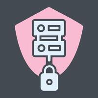 Secure Server Vector Icon
