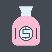 Dollar Sack Vector Icon