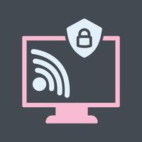 Wifi Security Vector Icon