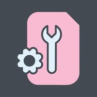Document Setting Vector Icon