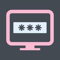 System Password Vector Icon