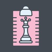 Clipboard Chess Vector Icon