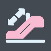 Horizontal Escalator Vector Icon