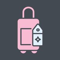 Bag with Tags Vector Icon