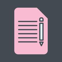 Edit Document Vector Icon