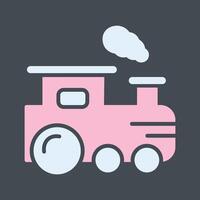 icono de vector de trenes