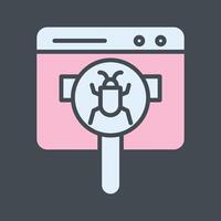 Web Bug Vector Icon
