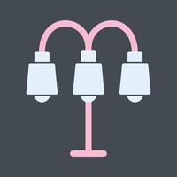 Lamp with stand Vector Icon