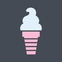 icono de vector de helado