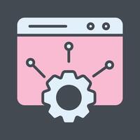 Web Setting Vector Icon