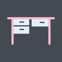 Table with Drawers II Vector Icon