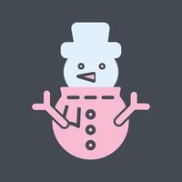 Snowman Vector Icon