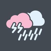 icono de vector de lluvia