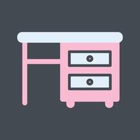 Table with Drawers I Vector Icon