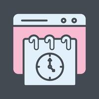 Deadline Web Vector Icon