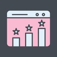 Website Ranking Vector Icon