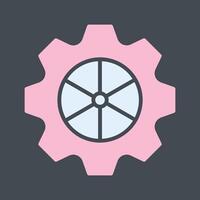 Wheel Vector Icon