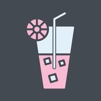 Rainbow Drink Vector Icon