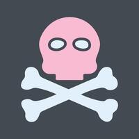 Pirate Skull I Vector Icon