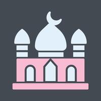 icono de vector de mezquita