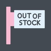 Out of Stock Vector Icon