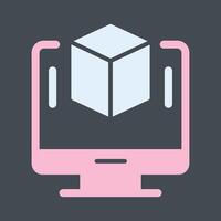 Cube Vector Icon